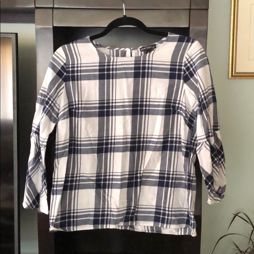 Light flannel j crew shirt